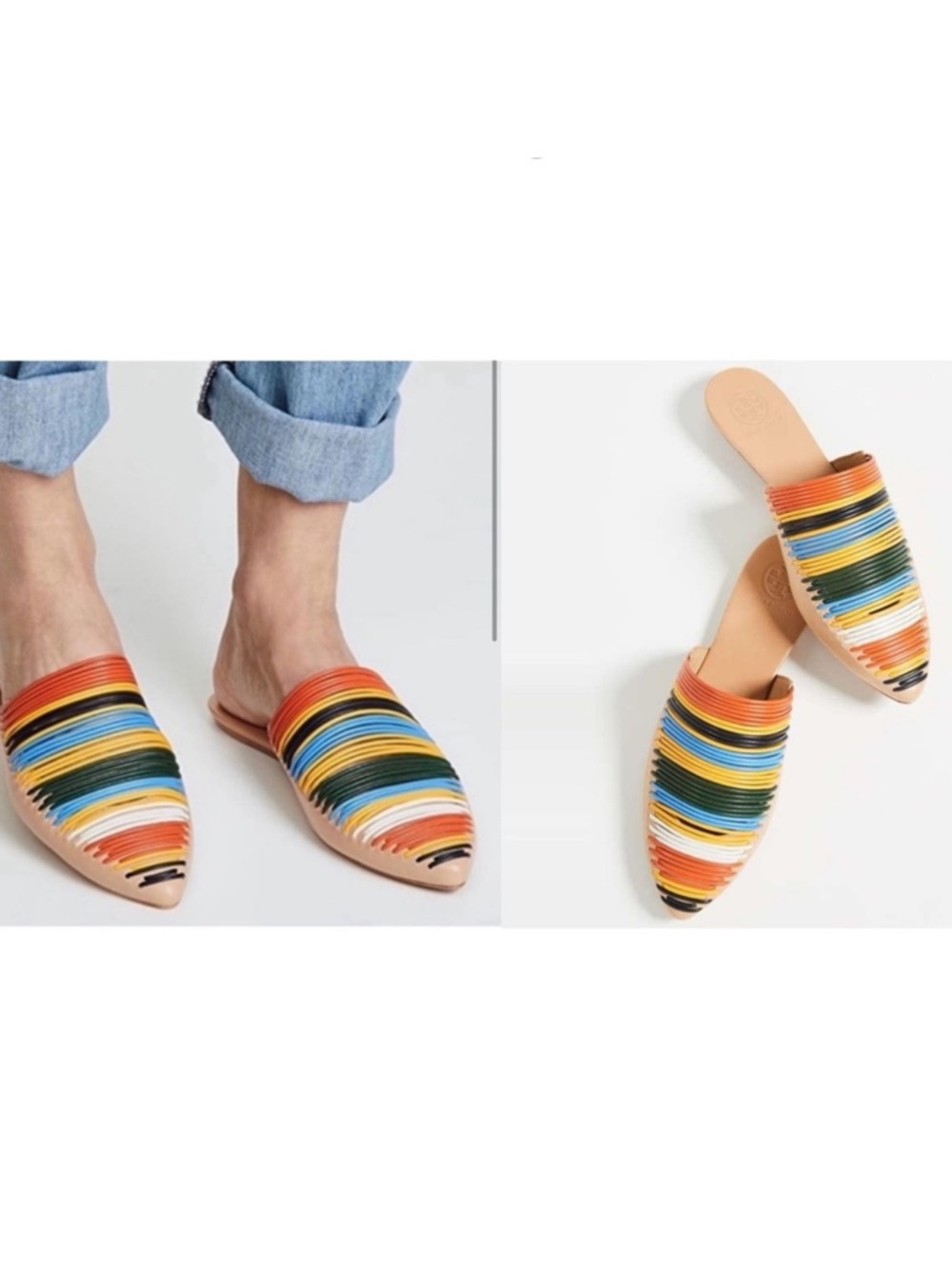 Tory Burch Women's Sienna Mules in multicolor